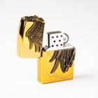 Зажигалка газовая «Крылья», металлическая, кремний, 4×5.7 см - Фото 2