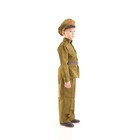 Карнавальный костюм "Сержант", 5-7 лет, рост 122-134 см - фото 9048980