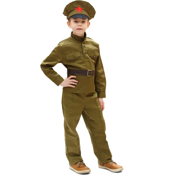 Карнавальный костюм «Сержант», 8–10 лет, рост 140–152 см - Фото 1