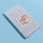 Пилка для ногтей, прямая, 180/180 грит, 15 см, фасовка 20 шт., МИКС - Фото 6