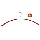 Плечики для одежды Доляна, размер 50-52, антискользящее покрытие, широкие плечики, цвет МИКС - Фото 3