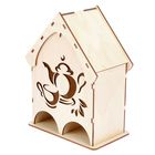 Чайный домик из фанеры "Чашка с чайником" средний двойной (набор 10 деталей) 22х19х9 см - Фото 4