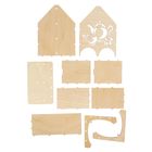 Чайный домик из фанеры "Чашка с чайником" средний двойной  (набор 10 деталей) 22х19х9 см - Фото 6