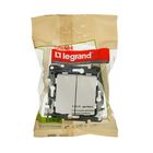 Выключатель Legrand Etika 672202, 2 клавиши, 10 А, скрытый монтаж, белый - Фото 3