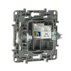 Розетка компьютерная Legrand Etika 672241, RJ45, одноместная, белая - Фото 2