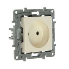 Розетка Legrand Etika 672320, 16 А, одноместная, скрытая, без з/к, слоновая кость - Фото 1