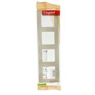Рамка Legrand Etika 672514, четырехместная, слоновая кость - Фото 3