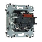 Выключатель Legrand Valena ALLURE 752705, 10 А, 2 клавиши, скрытый, белый - Фото 2