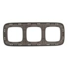 Рамка Legrand Valena Allure 754303, трехместная, белая - Фото 2