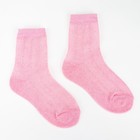 Носки детские "ЭкономьиЯ" р-р 18 (27-29) цвет розовый, 80% хл, 17% п/э, 3% эл. - Фото 1