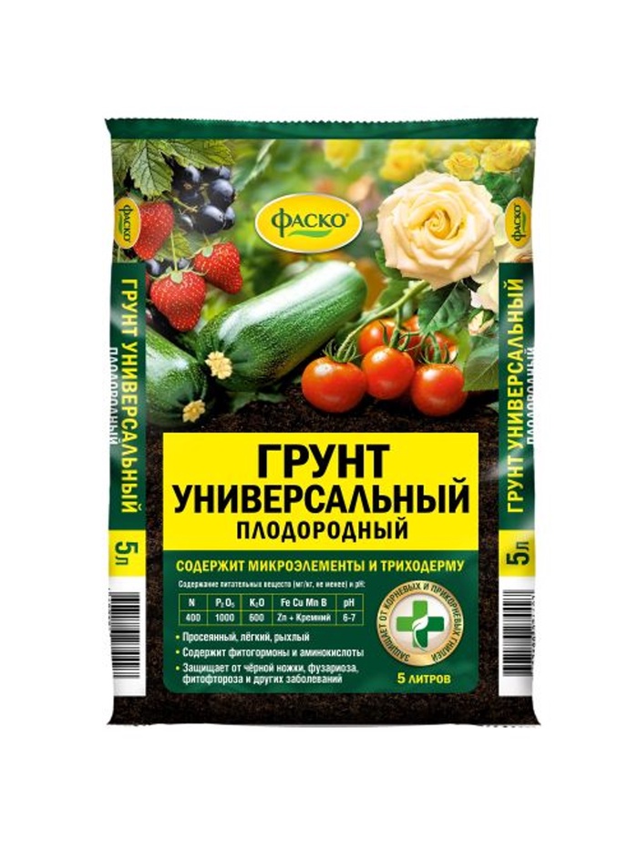 Грунт универсальный «Фаско», 5 л - Фото 1