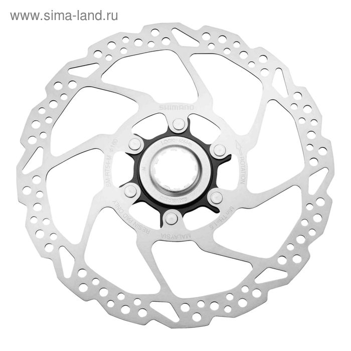 Тормозной диск Shimano RT54, 160 мм, C.Lock, только для пласт колод - Фото 1