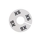 Маркер для вешалки XS, d11.5, (фасовка 10 шт), цвет белый - Фото 3