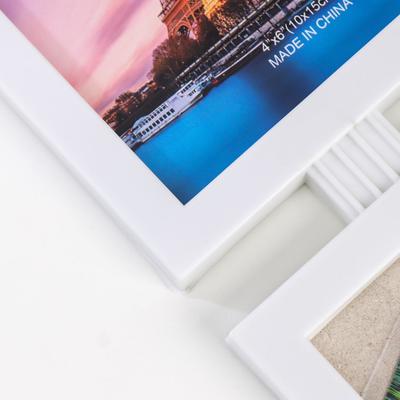Фоторамка на 5 фото 10х10, 10х15 см "Гитара" белая 30х42х2,5 см