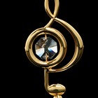 Сувенир «Скрипичный ключ», 3х3,6х7,8 см, с кристаллами - Фото 5