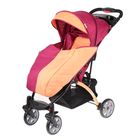 Прогулочная коляска Tetra, цвет бежевый/винный - Фото 5