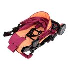 Прогулочная коляска Tetra, цвет бежевый/винный - Фото 6