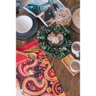 Полотенце вафельное "Пейсли" 35х60 см,100% хлопок 160 г/м2 - Фото 6