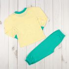 Пижама для девочки, рост 98 см, цвет жёлтый - Фото 9