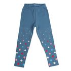 Легинсы для девочки, рост 110 см, цвет голубой - Фото 1