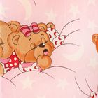 Комплект в кроватку "Спящие мишки" (3 предмета), цвет розовый 315 - Фото 5