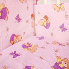 Комплект в кроватку "Мишки с мёдом" (7 предметов), цвет фиолетовый 73/1 - Фото 3