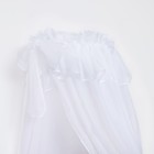 Балдахин, размер 150х300 см, вуаль, цвет белый 147 - Фото 2