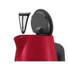 Чайник электрический Bosch TWK6A014, пластик, 1.7 л, 2400 Вт, красный - Фото 2