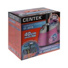 Отпариватель Centek CT-2379, напольный, 2200 Вт, 2500 мл, 40 г/мин, шнур 1.35 м, розовый - фото 53990