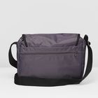 Сумка молодёжная, 2 отдела на молнии, 2 наружных кармана, цвет серый/коричневый - Фото 5