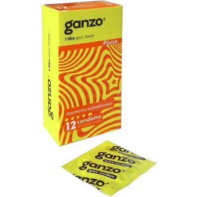 Презервативы «Ganzo» Juice, ароматизированные, 12 шт