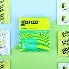 Презервативы «Ganzo» Ultra thin, ультра тонкие, 3 шт. - фото 17384283