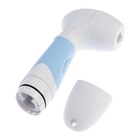 Прибор для ухода за лицом SR-03A, влагостойкий, чистка и пилинг, 4 х АА, белый - Фото 6