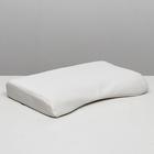 Подушка ортопедическая НТ-ПС-07 «Массажная», для взрослых, с эффектом памяти и выемкой под плечо, 55×36 см, валики 10/7 см - Фото 2