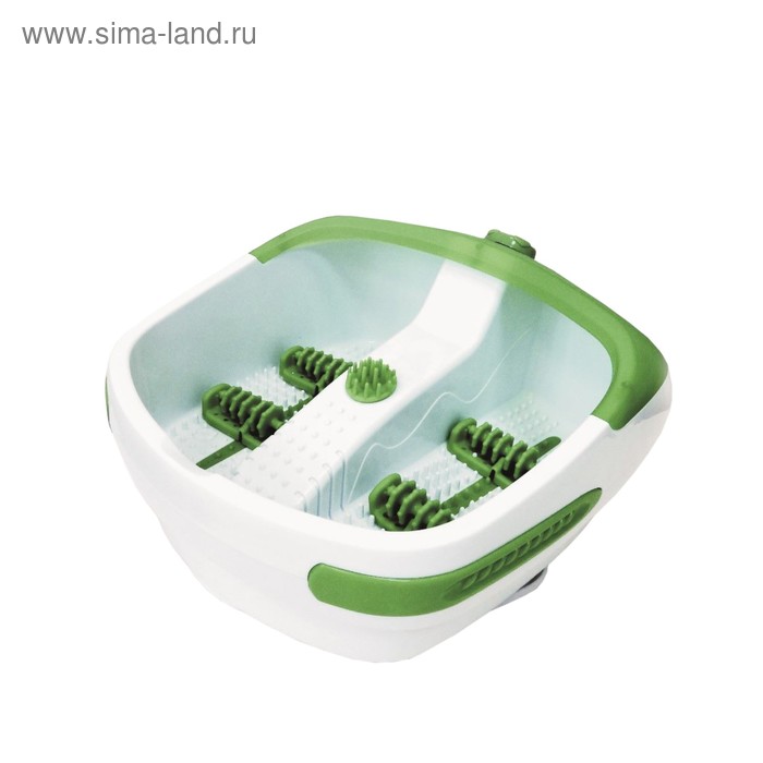 Гидромассажная ванна для ног FM-HT001, 90 Вт, 4 роликовые насадки, бело-зелёная - Фото 1
