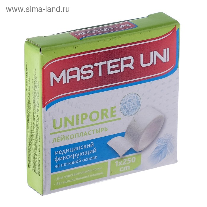 Лейкопластырь UNIPORE 1 х 250 см на нетканой основе - Фото 1
