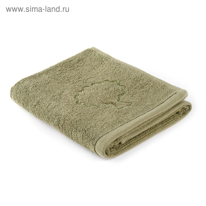 Полотенце махровое Moroshka Naturel green, 500 гр, размер 50х70 см, цвет зелёный - Фото 1