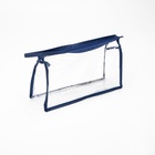 Косметичка на молнии, 20×6×12, см, прозрачный - Фото 5