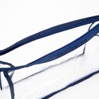 Косметичка на молнии, 20×6×12, см, прозрачный - Фото 3