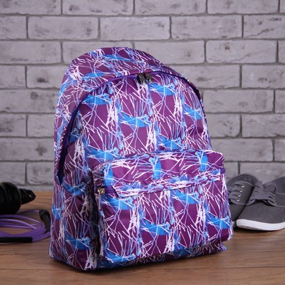 Рюкзак молодёжный, отдел на молнии, наружный карман, цвет разноцветный