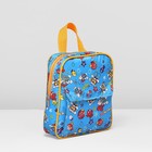 Рюкзак детский, отдел на молнии, наружный карман, цвет голубой - Фото 1