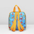 Рюкзак детский, отдел на молнии, наружный карман, цвет голубой - Фото 3