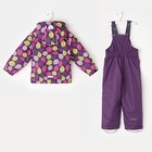 Комплект для девочки (куртка, полукомбинезон), рост 104 см, цвет фиолетовый S17344 - Фото 7