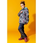 Комплект для девочки (куртка, полукомбинезон), рост 122 см, цвет серый S17343 - Фото 6