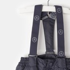 Комплект для девочки (куртка, полукомбинезон), рост 128 см, цвет серый S17343 - Фото 9