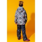 Комплект для девочки (куртка, полукомбинезон), рост 128 см, цвет серый S17343 - Фото 7