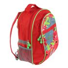 Рюкзак школьный с эргономической спинкой Luris Алекс 39x24x19 см для девочки, «Красные цветы» - Фото 2
