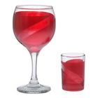 Набор для спиртных напитков, 12 предметов : 6 бокалов 290 мл, 6 стопок 50 мл, цвет красный - Фото 2