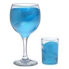 Набор для спиртных напитков "Винт", 12 предметов: 6 бокалов 290 мл, 6 стопок 50 мл, цвет синий - Фото 2