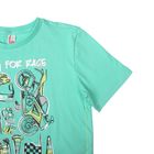 Комплект для мальчика (футболка, шорты), рост 134 см, цвет изумрудный CSG 9537 (149) - Фото 3